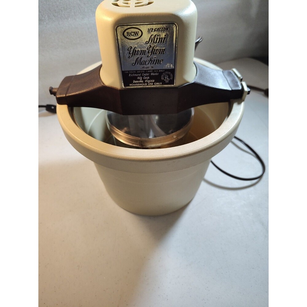 RCW Mini Yum Yum Ice Cream Machine  1/2 G. Original Replacement Mod: 76  (907)